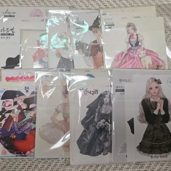 [BUNJANG] Die-cut Stickers / 다꾸 인스 인물스티커 (장당50원)