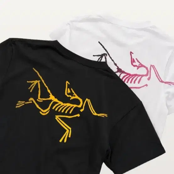 [BUNJANG] Arc'teryx Bird Graphic T-Shirt White/Black Sealed / 아크테릭스 빅시조새 반팔 티셔츠 화이트/블랙 미개봉 새상품