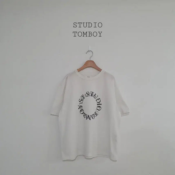 [BUNJANG] Studio Tomboy Short Sleeve T-Shirt White / 세일)No.26071909 스튜디오 톰보이 반팔 티셔츠 화이트