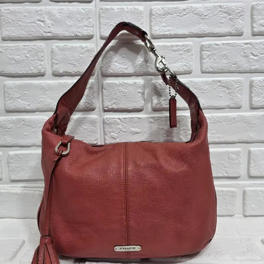 [BUNJANG] Coach Leather Hobo Bag / 정품 코치 가죽 호보백
