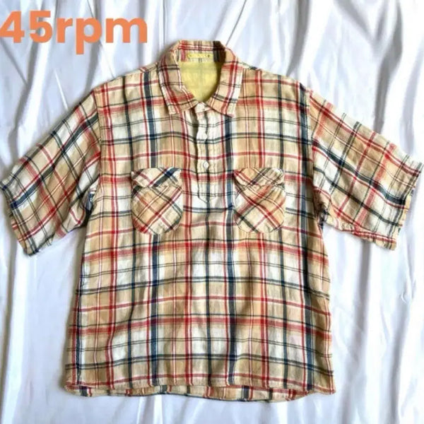 [BUNJANG] 45RPM Madras Check Shirt / 45RPM 마드라스 체크셔츠