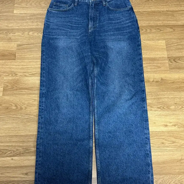 [BUNJANG] Steadyuseverywhere Relaxed Denim Pants Medium Blue Size 2 / 스테디에브리웨어 릴렉스드 데님팬츠 미디엄블루 2사이즈 판매