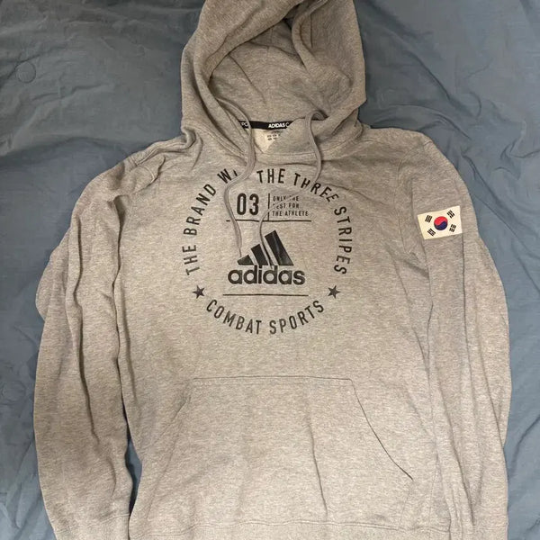 [BUNJANG] Adidas Hooded Sweatshirt / 코리아 상비군 아디다스 후드티