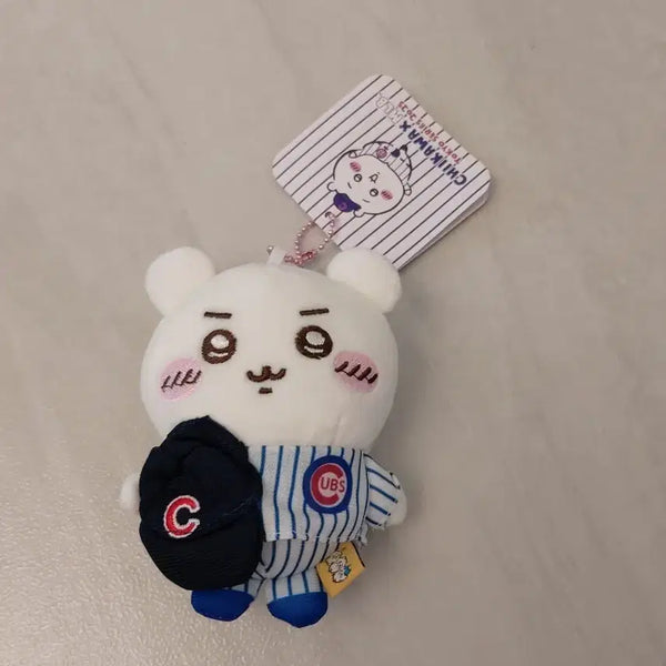 [BUNJANG] Cheeikawa x MLB Collaboration Plush Keychain / 먼작귀 치이카와 MLB 인형 키링