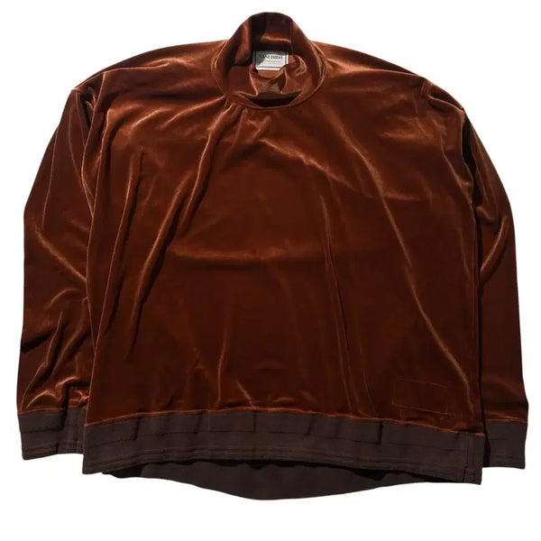 [BUNJANG] Mihara Yasuhiro Velvet Docking Turtleneck Sweatshirt L-XL / [L-XL] 미하라 야스히로 벨벳 도킹 터틀넥 맨투맨