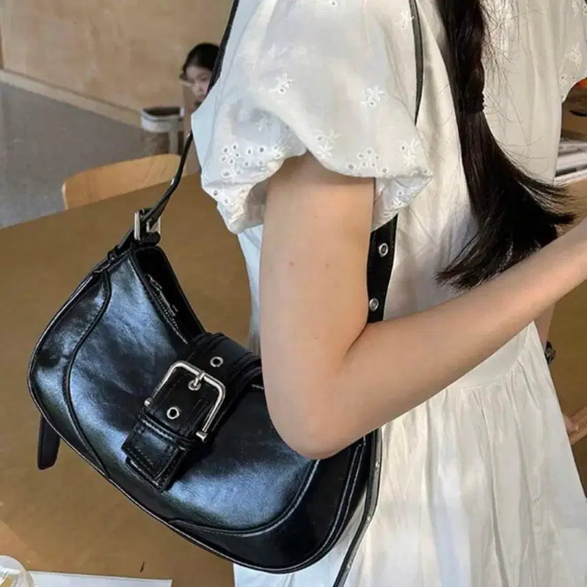 [BUNJANG] Avery Shoulder Bag Black / 에이블리 숄더백 가방 블랙 검정 판매 양도