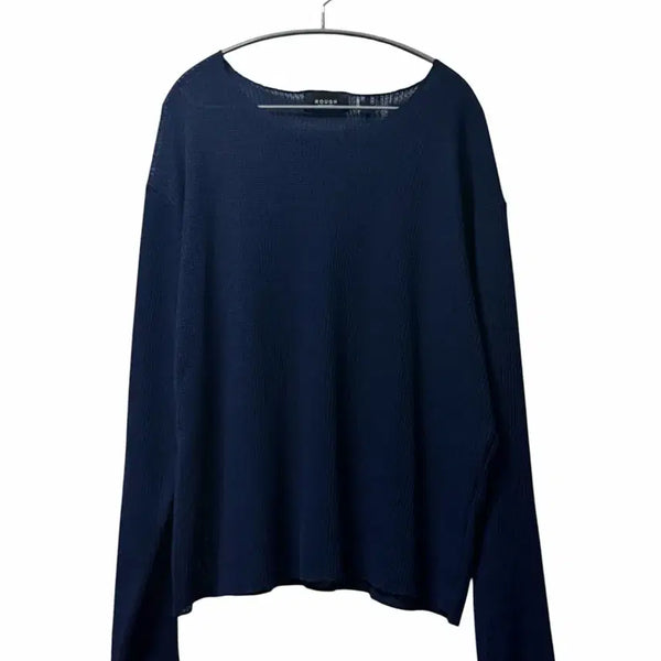 [BUNJANG] 2PLAN Wind Net Knit Navy / 투플랜 와인드 네트 니트 Navy
