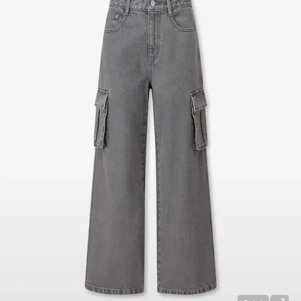 [BUNJANG] TOPTEN Wide Cargo Denim Pants / 탑텐 와이드카고데님 24