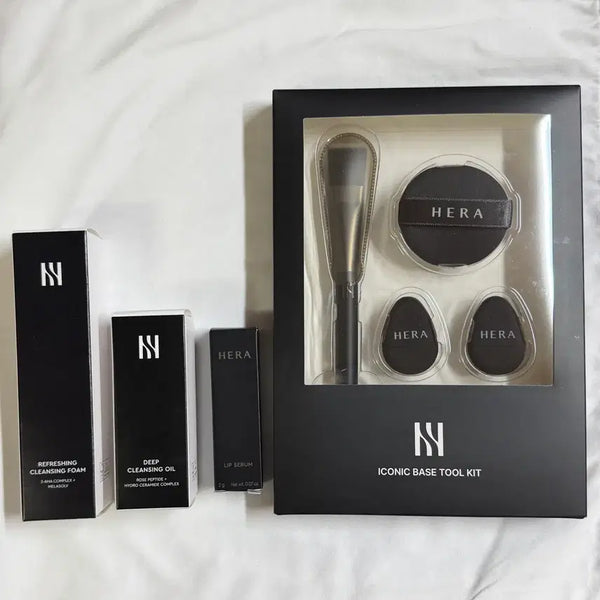 [BUNJANG] Hera Base Tool Kit + Cleansing + Lip Serum Set / 헤라 베이스 툴 키트 + 클렌징 + 립 세럼 세트