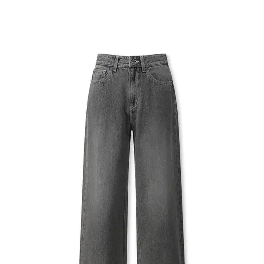 [BUNJANG] TOPTEN Wide Denim Pants Grey / 탑텐 와이드데님 24