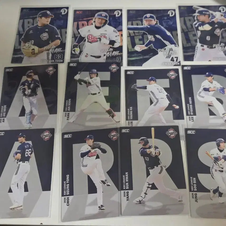 [BUNJANG] 2026 KBO League Doosan Bears Baseball Card Set / 2026 KBO리그 야구 카드 세트, 두산베어스