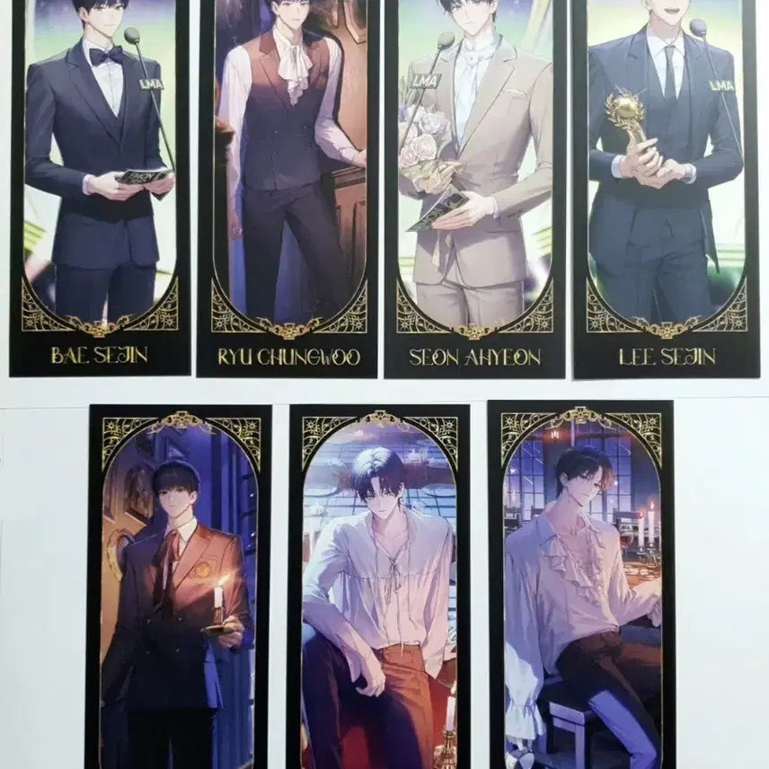 [BUNJANG] Demut 4th Part Testa Reality Wishes Illustration Card Bundle Set Bae Sejin Ryu Chungwoo / 데못죽 4부 테스타 리얼리티 위시즈 일러스트 카드 일괄 배세진 류청우