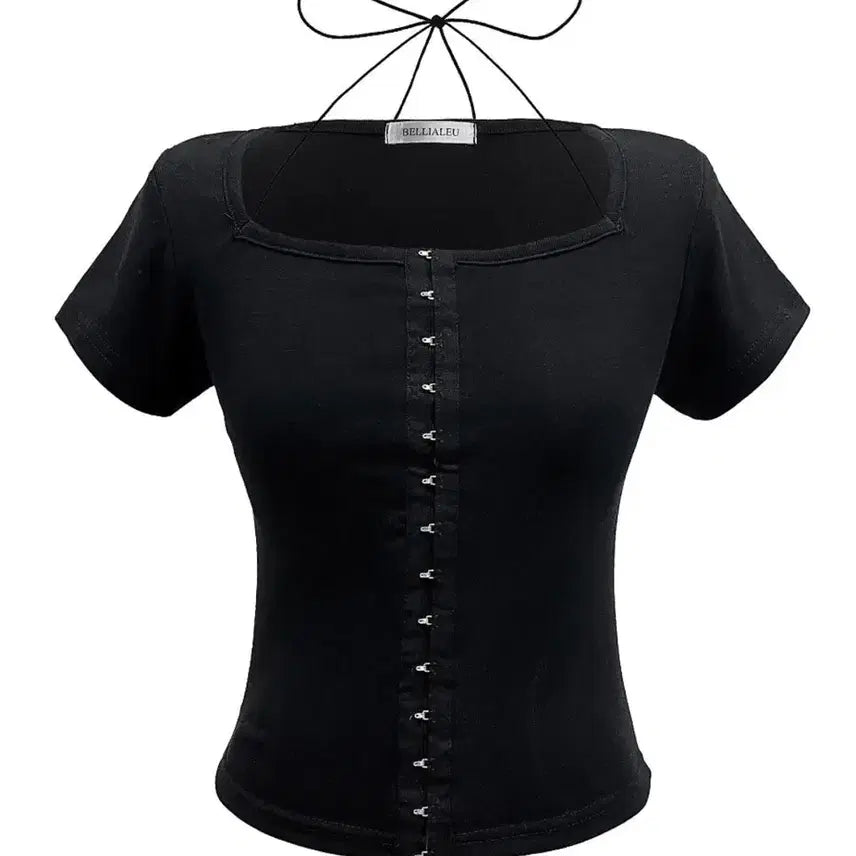 [BUNJANG] Belliar Half Hook Cardigan Black / 벨리아르 하프 후크 가디건 블랙