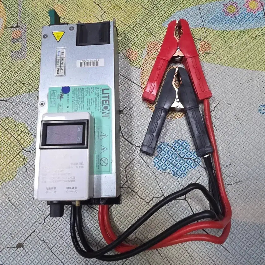 [BUNJANG] 90A LiFePO4 Battery Charger with Alligator Clips (New) / 인산철 90A 충전기 (새제품) - 집게