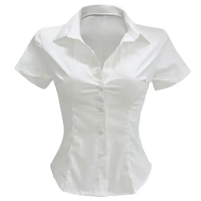 [BUNJANG] Slim Fit Pintuck Shirt / 슬림핏 핀턱셔츠