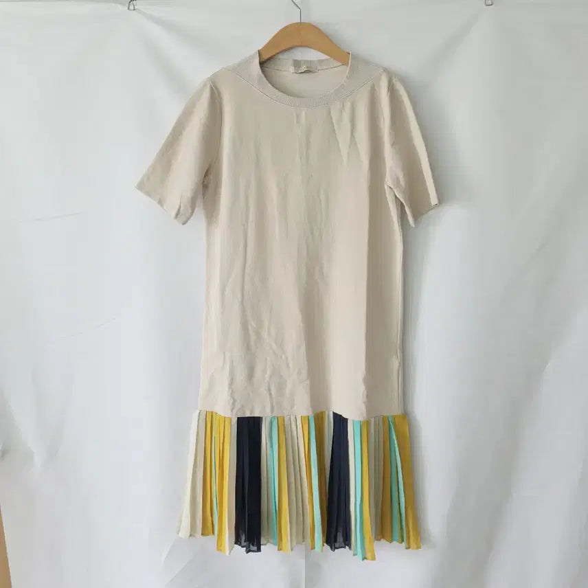[BUNJANG] DOVE Two-Fabric Long Dress / DOVE 투원단 롱원피스 F