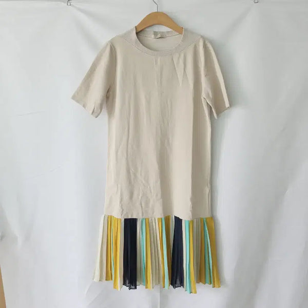 [BUNJANG] DOVE Two-Fabric Long Dress / DOVE 투원단 롱원피스 F