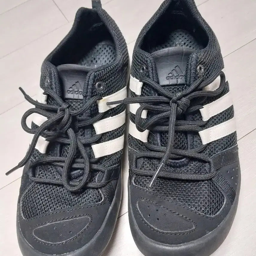 [BUNJANG] Adidas Climacool Black Sneakers 260 / 아디다스 클라이마쿨 블랙 운동화260