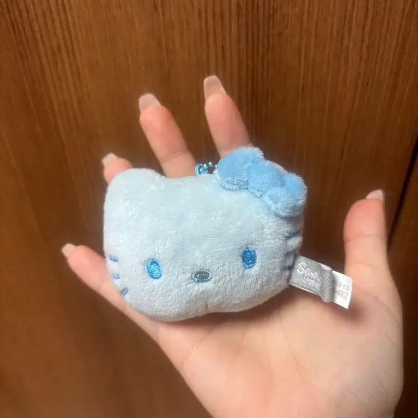 [BUNJANG] Hello Kitty Face Blue Keychain / 키티얼굴 블루 키링