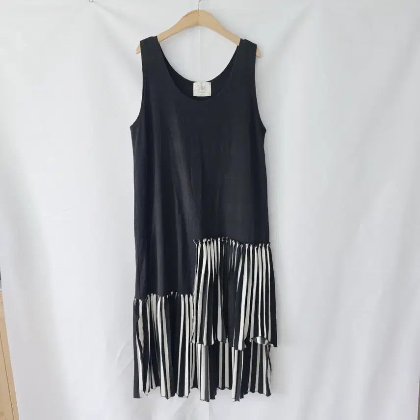 [BUNJANG] Black Sleeveless Long Dress / 블랙 민소매 롱원피스 F