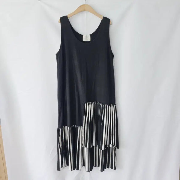 [BUNJANG] Black Sleeveless Long Dress / 블랙 민소매 롱원피스 F