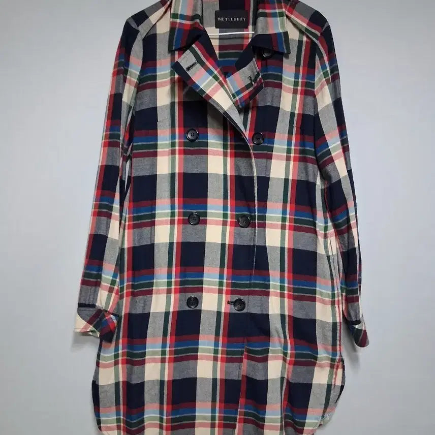 [BUNJANG] THE TILBURY Check Double Coat / THE TILBURY 체크 더블 코트(55)