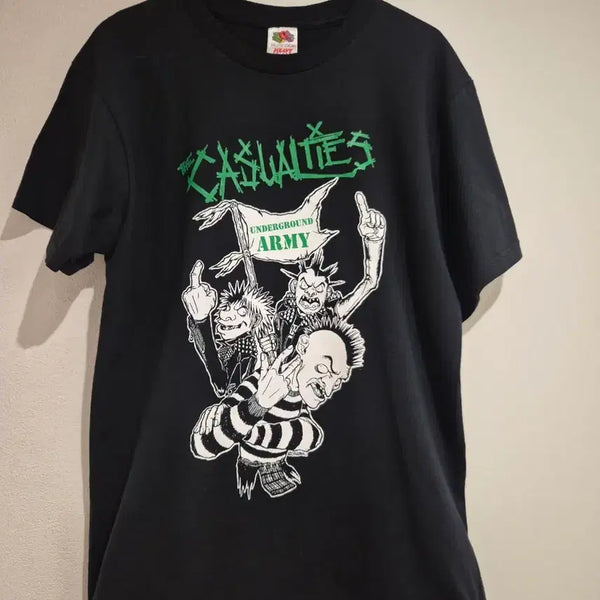 [BUNJANG] The Casualties 00s Vintage American Punk Band T-Shirt / The Casualties 더 캐주얼티스 00s미국 빈티지 펑크밴드티셔츠
