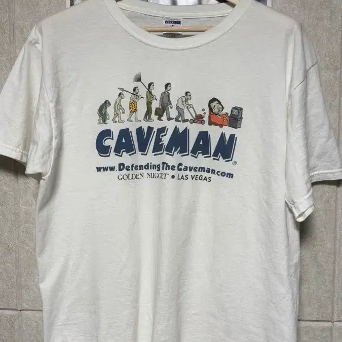 [BUNJANG] 90s Caveman T-Shirt L / 90s Caveman 티셔츠 L