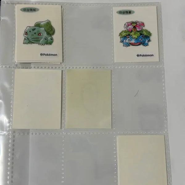 [BUNJANG] Pokemon 30th Anniversary Sticker Artwork - Bulbasaur, Butterfree, Beedrill, Rattata, Ekans / 포켓몬스터 30주년 띠부씰 아트워크 이상해씨 버터플 독침붕 꼬렛 아보