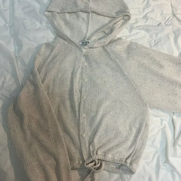 [BUNJANG] Kimahop Summer Knit Hoodie / 김아홉 여름용 니트 후디