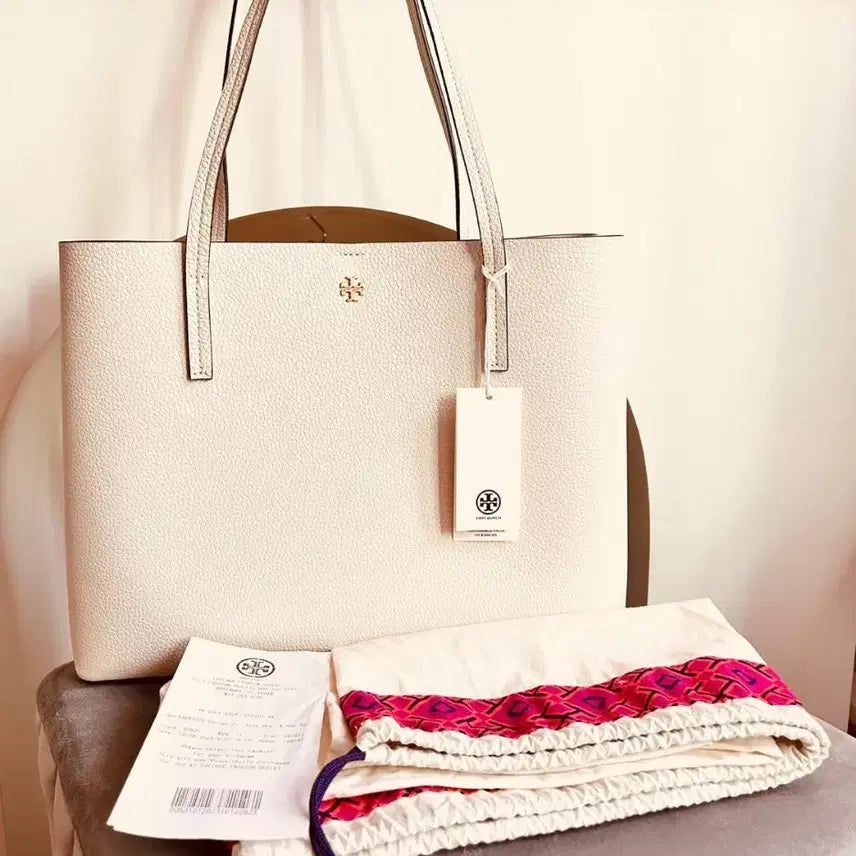 [BUNJANG] Tory Burch Tote Bag Ivory / 정품) 토리버치 토트백 아이보리 (45만원에 판매중)