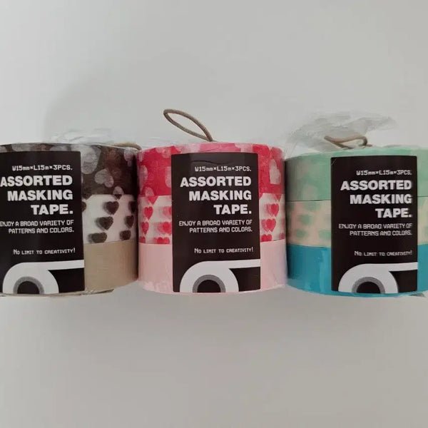[BUNJANG] Mark's Assorted Heart Masking Tape Set / 세트)Mark's Assorted 막스 마스킹테이프