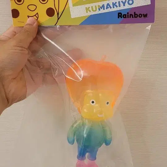 [BUNJANG] Kumakiyo Rainbow Clear Sofubi / 쿠마키요 레인보우 클리어 소프비