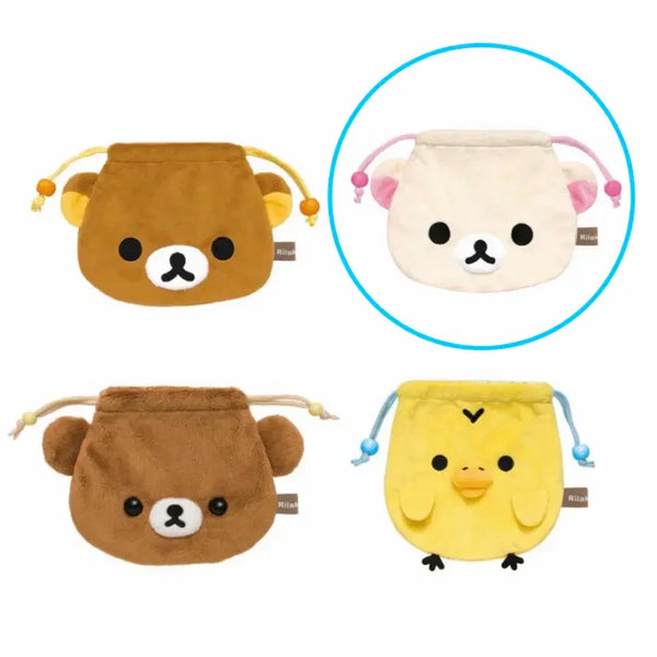 [BUNJANG] KORIRAKKUMA String Pouch / 코리락쿠마 스트링 파우치 조리개 파우치