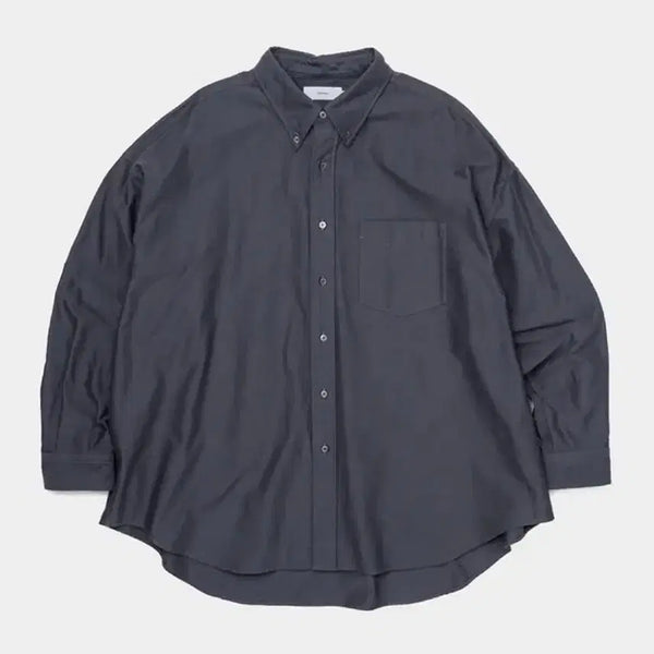 [BUNJANG] Graffpaper Oxford Shirt Grey / 그라프페이퍼 옥스포드 셔츠 그레이