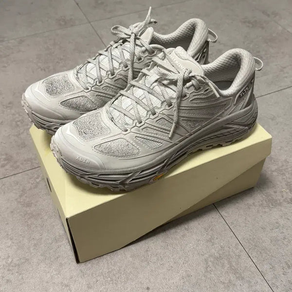 [BUNJANG] Exlim x Hoka Mafate Speed 2 TS Grey Foam Shoes (270) / 엑슬림 X 호카 마파테 스피드 2 TS 그레이 폼 270