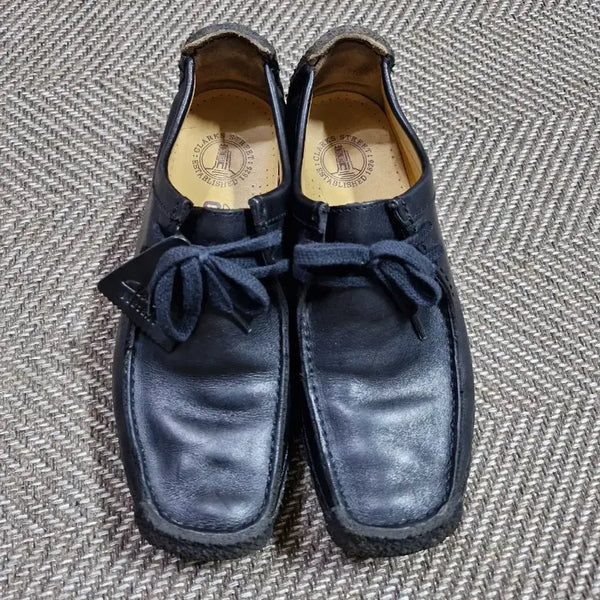 [BUNJANG] Clarks Natalie Black Leather Shoes / 클락스 나탈리 블랙 레더 슈즈 260~265