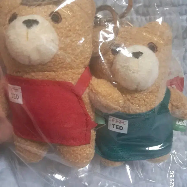 [BUNJANG] Set of 2 Teddy Bear Keychains / 테드 베어 키링 2개 세트
