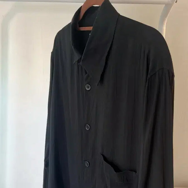 [BUNJANG] Yohji Yamamoto Pour Homme Tencel Shirt SS20 / [2] 요지 야마모토 뿌르옴므 텐셀 셔츠 SS20