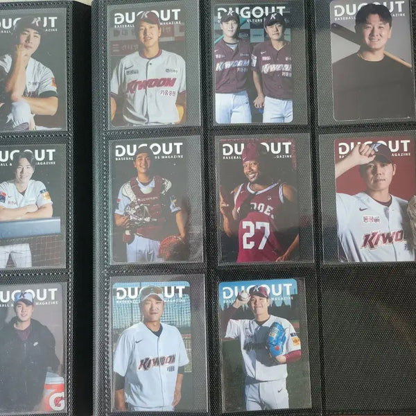 [BUNJANG] KBO Kiwoom Heroes Dugout Magazine Photocard Set / 더그아웃매거진 포토카드 키움히어로즈