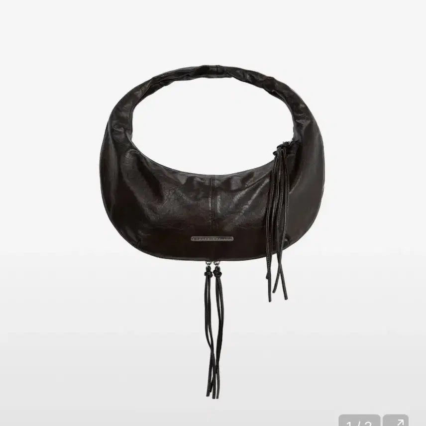 [BUNJANG] trimmingbird Hobo Bag Brown S / 트리밍버드 호보백 브라운 S