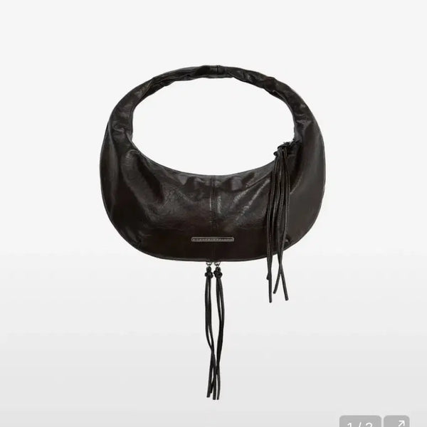 [BUNJANG] trimmingbird Hobo Bag Brown S / 트리밍버드 호보백 브라운 S