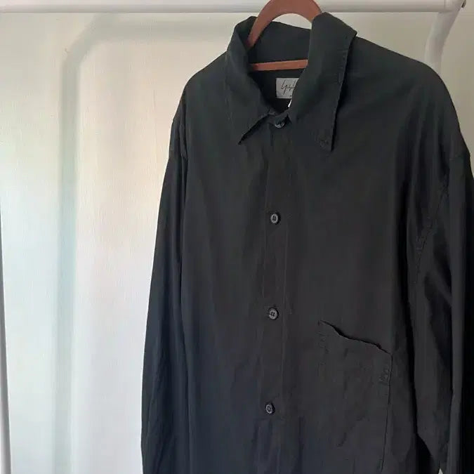[BUNJANG] Yohji Yamamoto Pour Homme Cotton Shirt SS18 / [2] 요지 야마모토 뿌르옴므 코튼 셔츠 SS18