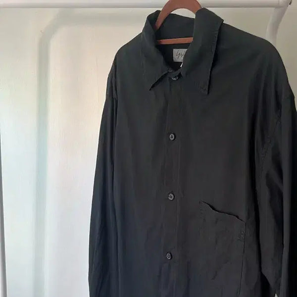 [BUNJANG] Yohji Yamamoto Pour Homme Cotton Shirt SS18 / [2] 요지 야마모토 뿌르옴므 코튼 셔츠 SS18