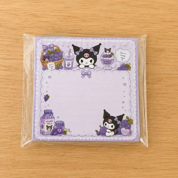[BUNJANG] Kuromi Sticky Memo Pad / 쿠로미 떡메모지