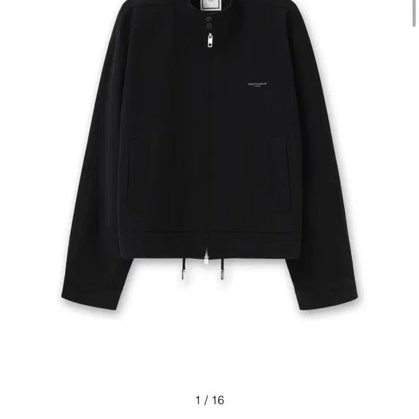 [BUNJANG] Wooyoungmi 26SS Black High-Neck Zip-Up T-Shirt / 우영미 26ss 블랙 하이넥 집업 티셔츠