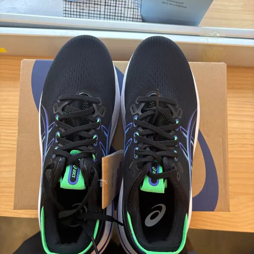 [BUNJANG] ASICS Gel-Nimbus 28 Running Shoes Black/Cobalt Burst 260mm / 아식스 젤님버스 28 블랙/코발트 버스트 260mm