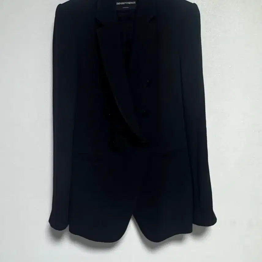 [BUNJANG] Emporio Armani Double-Button Jacket Black Size 44, 66 / 엠포리오 아르마니 더블 버튼 자켓 블랙 44,66사이즈