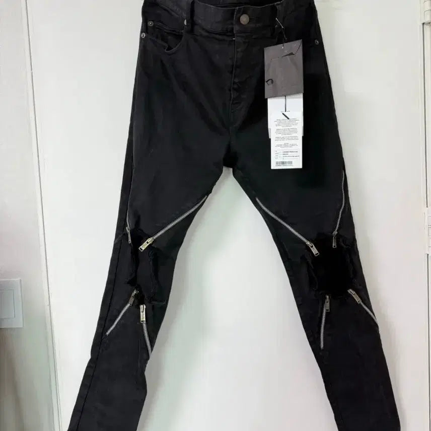 [BUNJANG] Undercover UC1E4515-2 Stretch Denim 4-Zip Pants / 언더커버 UC1E4515-2 스트레치 데님 4 지퍼 팬츠