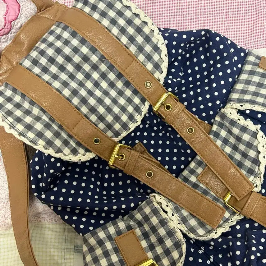 [BUNJANG] Morrigan Vintage Dot Backpack / 가격인하없음)모리걸 빈티지 도트 백팩